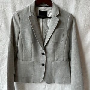 JCrew Size 4 Grey Schoolboy Blazer